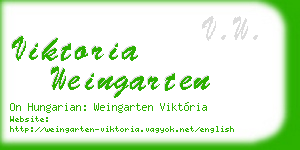 viktoria weingarten business card